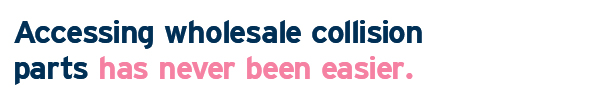 Accessing wholesale collision parts has never been easier.