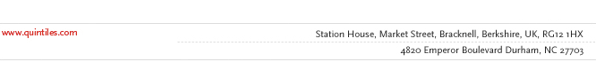 Quintiles footer