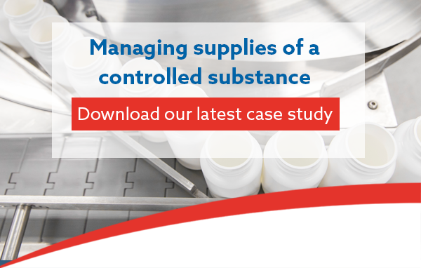 Managing supplies of a controlled substance: download our latest case study