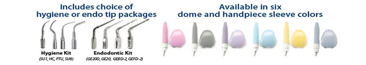 Includes choice of hygiene or endo tip packages