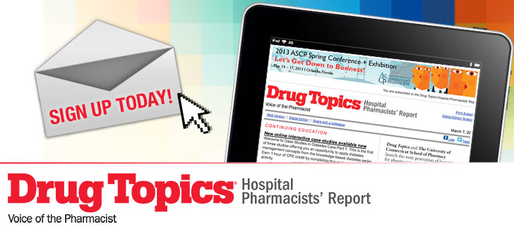 Drug Topics eNews sign up