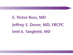 E. Victor Ross, MD
