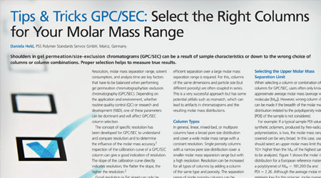 UHPLC and large molecules