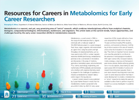 How to get ahead in metabolomics
