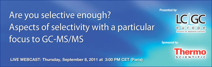 A Unique Workfl ow for Linearity Testing using Automated Sample Preparation and UHPLC | January 20, 2011 at 11:00 EST; 8:00 PST; 4:00 PM GMT