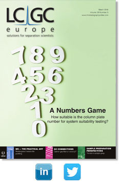 LCGC Europe covershot