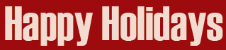 Happy Holidays
