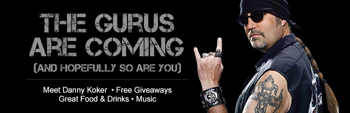 Meet Danny Koker at the Garage Gurus grand openings in Chicago, NY and LA