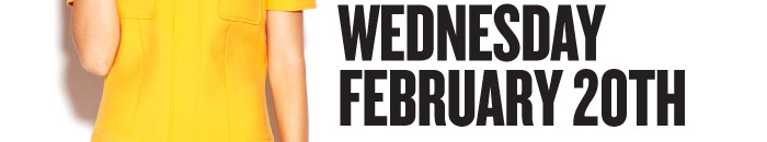 WEDNESDAY FEBRUARY 20TH