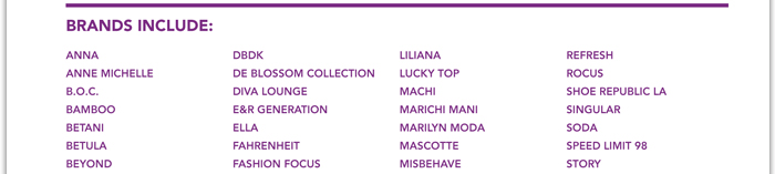 Brand List