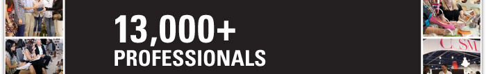13,000+  PROFESSIONALS 