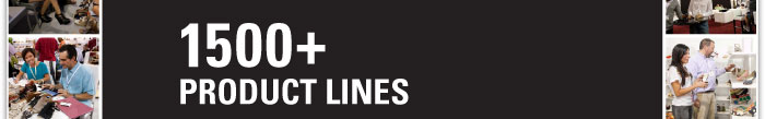 1500+   PRODUCT LINES 