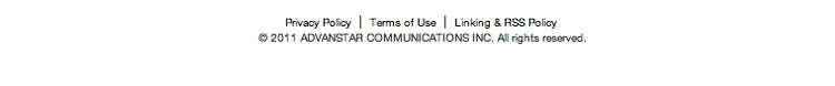 ADVANSTAR
PRIVACY POLICY http://www.magiconline.com/privacy-policy
TERMS OF USE http://www.magiconline.com/terms-use
LINKING AND RSS POLICY http://www.magiconline.com/linking-and-rss-policy
COPYRIGHT 2012 ADVANSTAR COMMUNICATIONS INC. ALL RIGHTS RESERVED.
