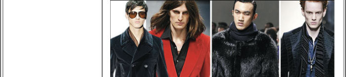 PLUSH  Materials such as velvet become a must-have for the season, while fur is also  highlighted.