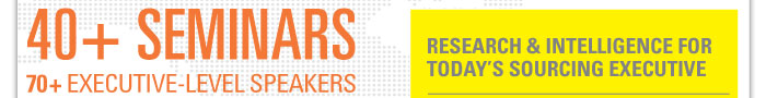 40+ SEMINARS  70+ EXECUTIVE-LEVEL SPEAKERS 