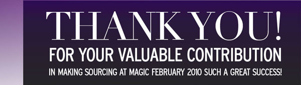 THANK YOU! FOR YOUR VALUABLE CONTRIBUTION