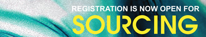 REGISTRATION IS NOW OPEN FOR SOURCING
