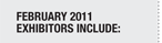 FEBRUARY 2011 EXHIBITORS LIST