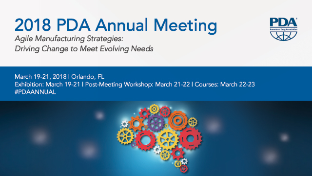 2018 PDA Annual Meeting | March 19-21, 2018 | Orlando, FL