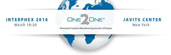 Please join Hospira One 2 One at InterPhex 2014 in New York