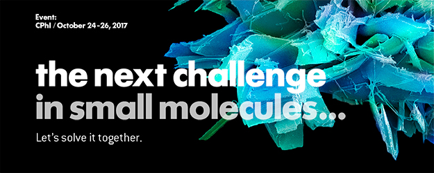 Event: CPhl / October 24-26, 2017 the next challenge in small molecules... Let's solve it together.