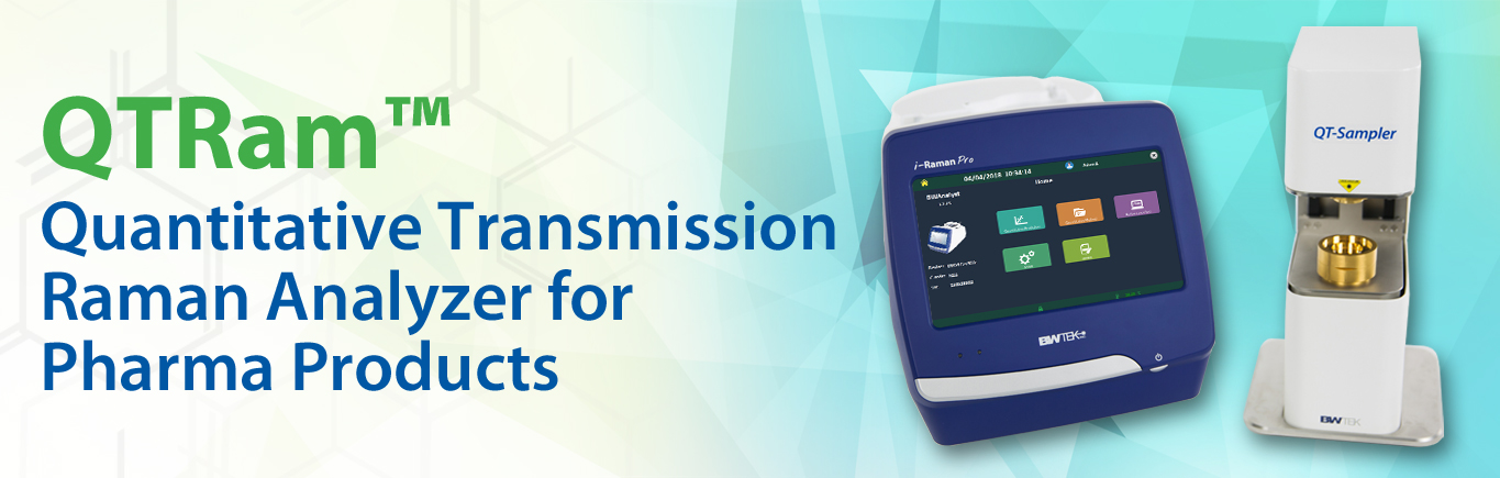 QTRam, quantitative transmission raman analyzer for pharma products