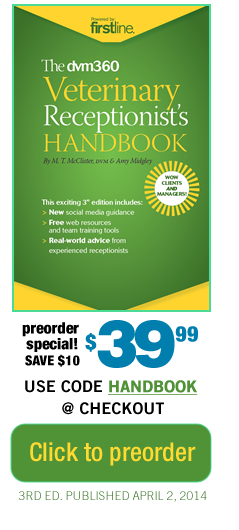 The Veterinary Receptionist's Handbook, 3rd Edition - preorder now!