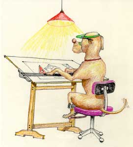 dog illustration